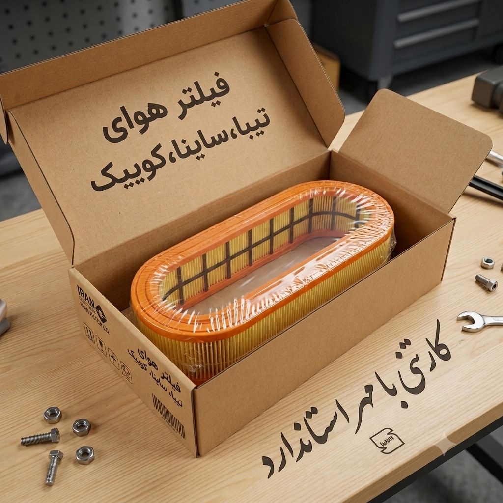 فیلتر هوای تیبا کارتنی