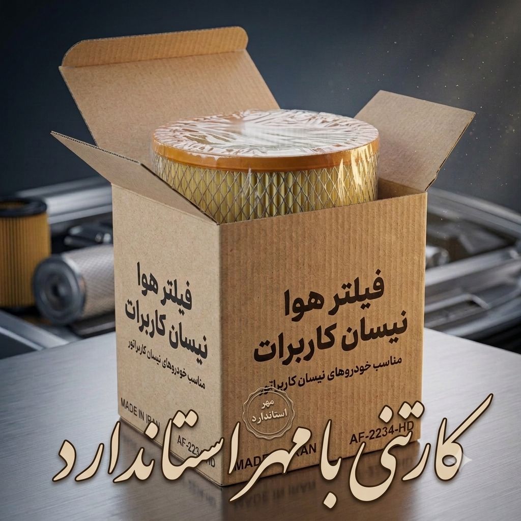 فیلتر هوا نیسان انژکتور کارتنی